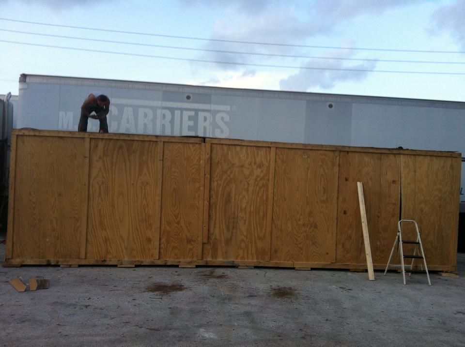 custom crating at Doral Miami Florida