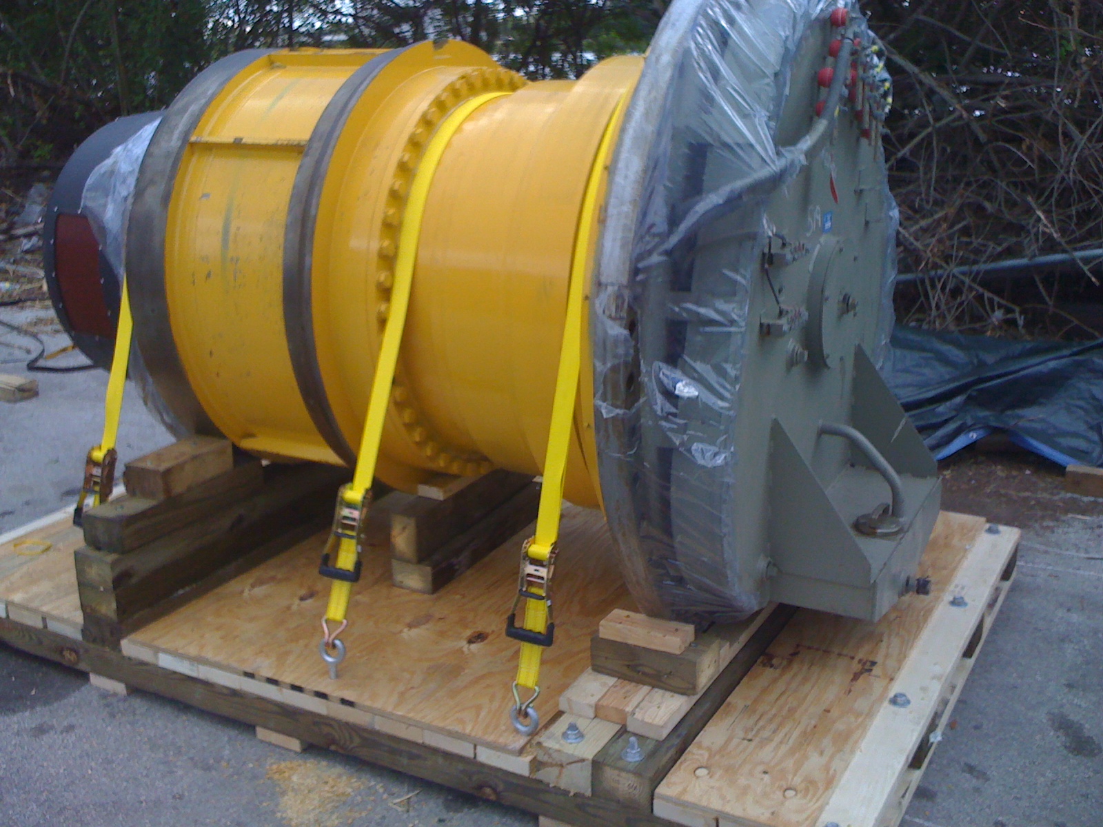 heavy machinery crating