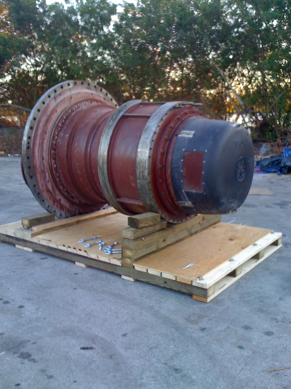 Heavy Machinery Custom Wood Crating 