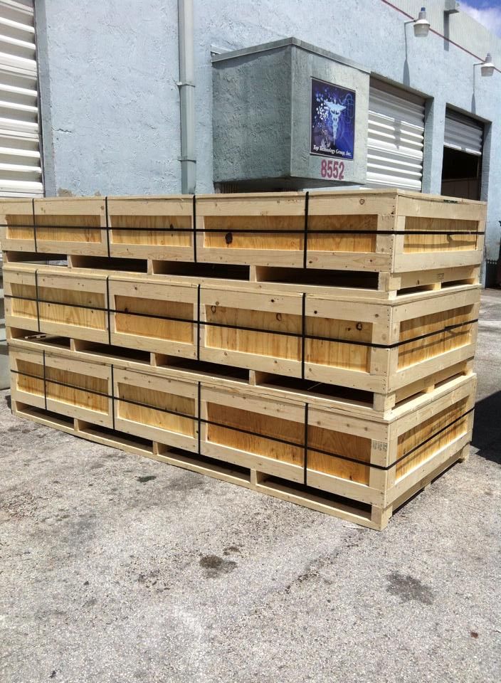 wood crates for shipping